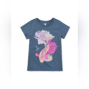 Tea Collection Plume Poisson Graphic Tee